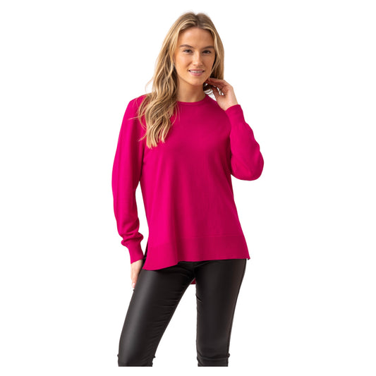 Marble Sweater 7530 126 Cerise