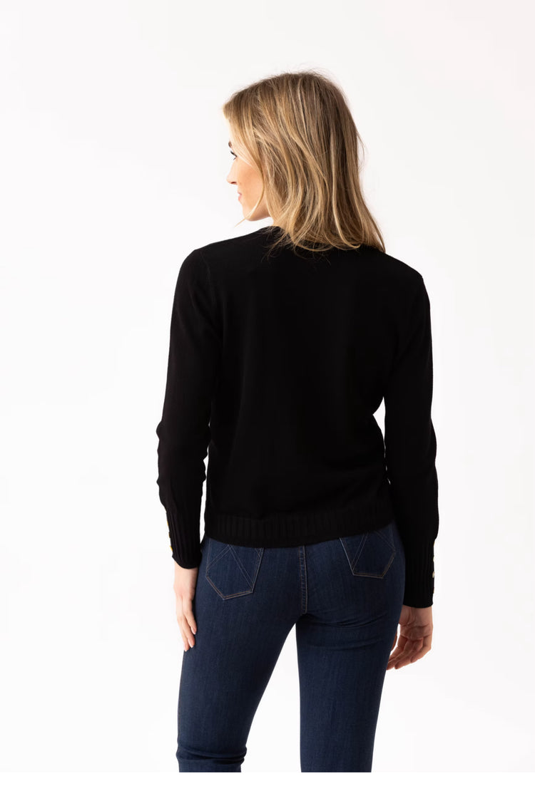 Marble 6500-101 Cardigan Black