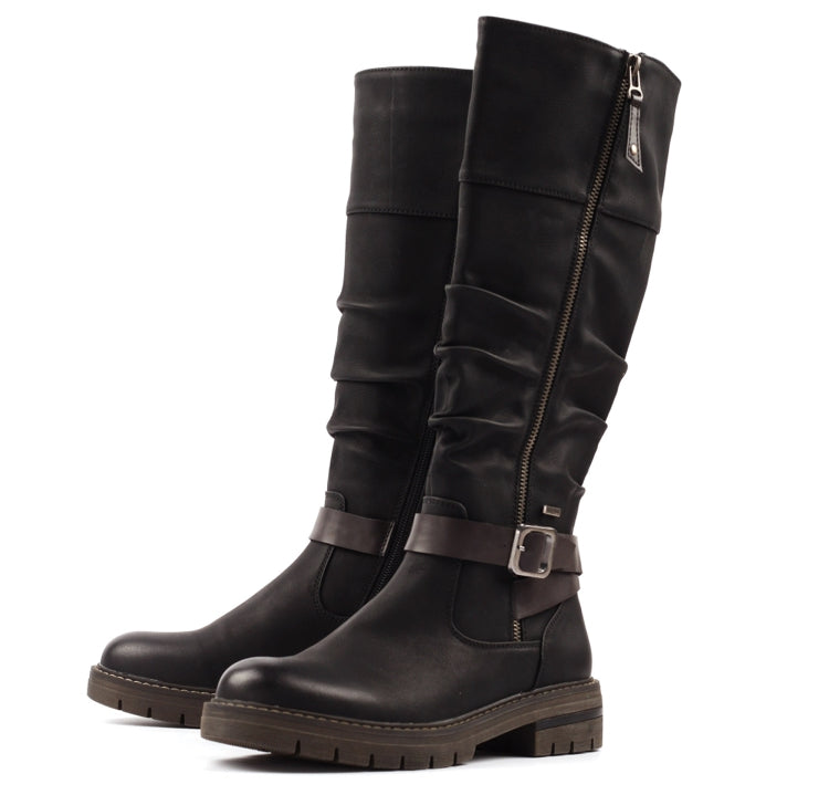 Margo Black Waterproof Long Boot