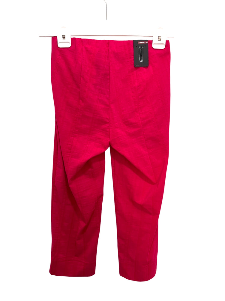 Robell Marie 07 seersucker Trousers Coral