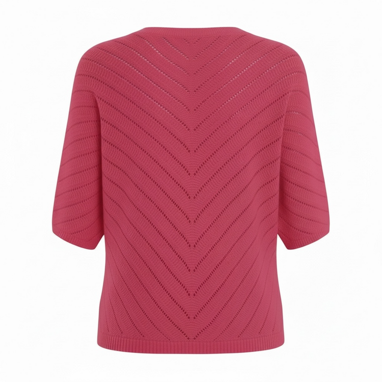 Pomodoro Chevron Lace Jumper Tulip