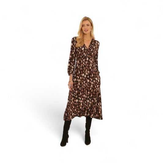 Pomodoro Pebble Midi Dress Toffee