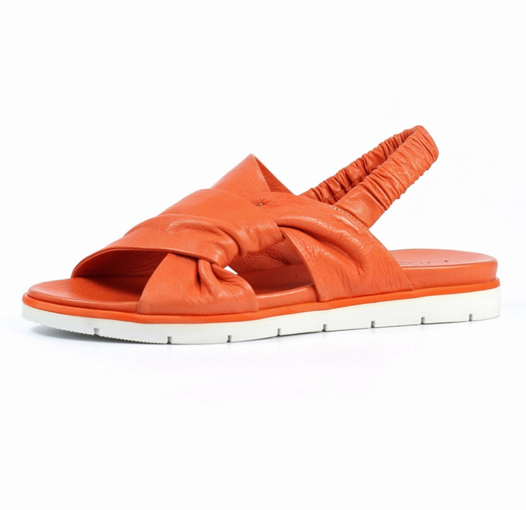 Lunar Sardinia Coral Leather Sandal