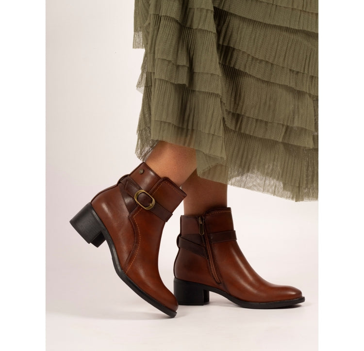 Lunar Cassie Tan Ankle Boot