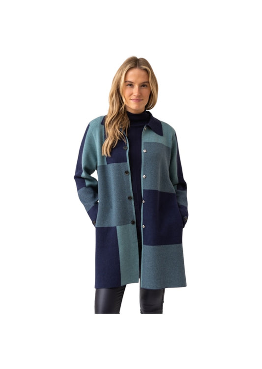 Marble Coatigan 8110-223 Teal