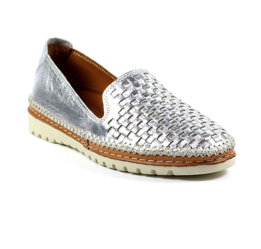 Lunar Garbo Leather Shoe Silver