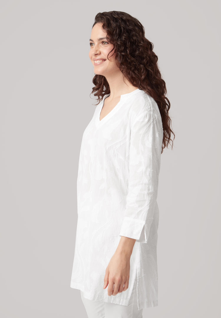 Adini Lucia Tunic White