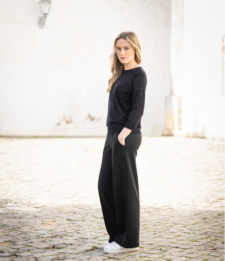 Marble Sweater 8052 101 Black