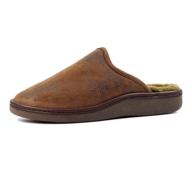 Lazydogz Mens Glen II Brown Slippers