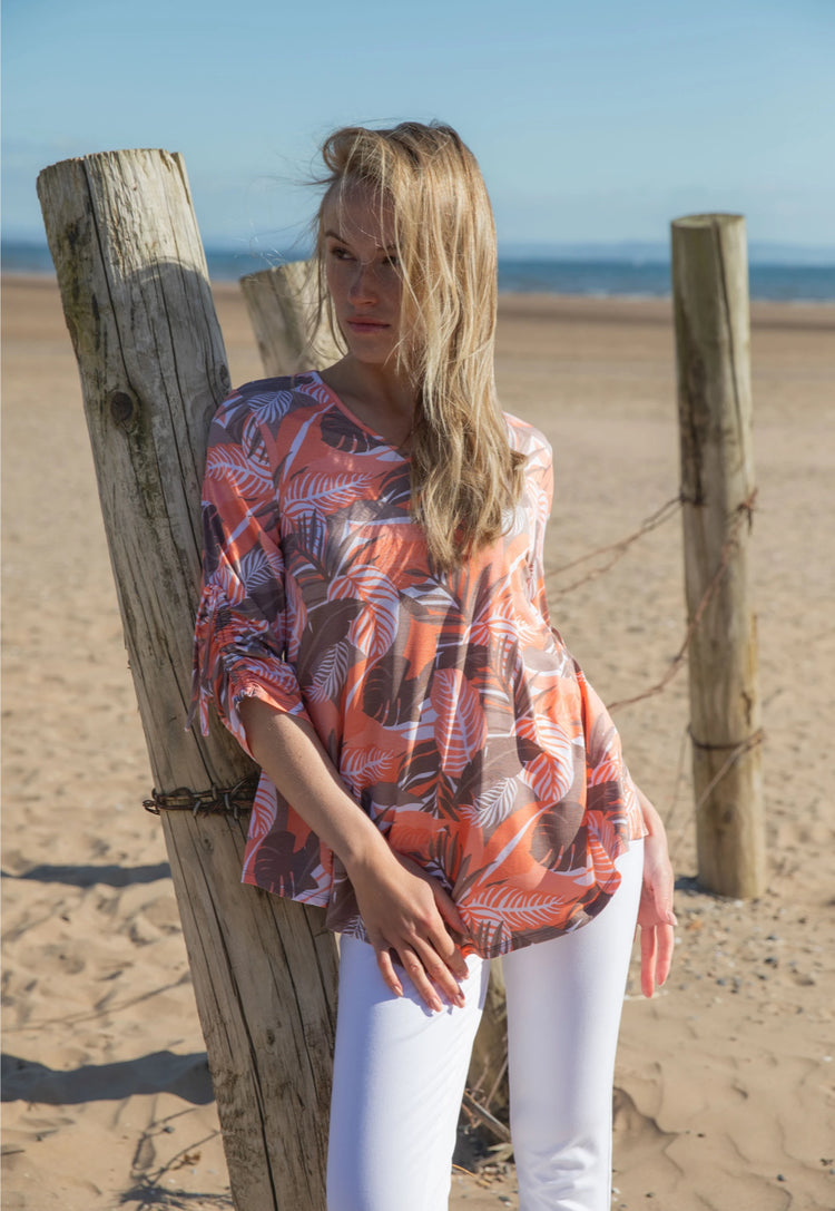 Marble Tunic Top