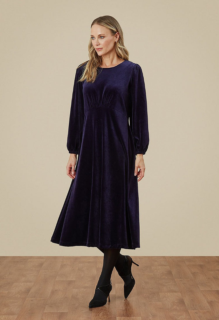 Rubekia Dress Solid Stretch Velvet