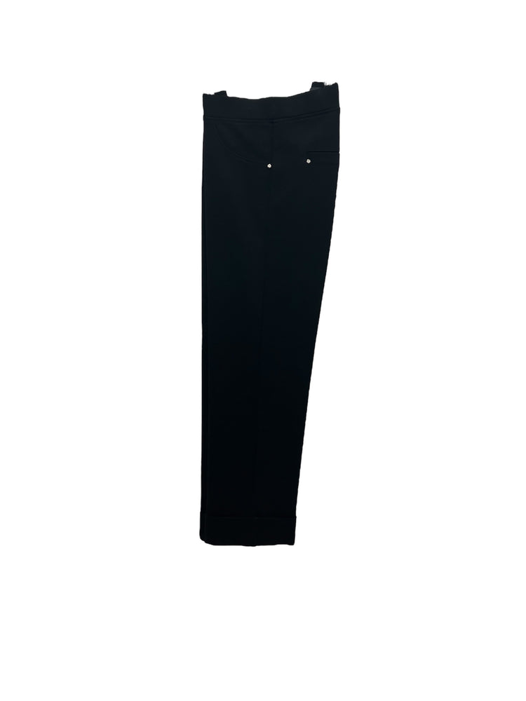 Peruzzi Turn Up Trousers Black