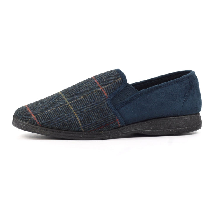 Lazydogz Men’s Harrison II Navy Slipper