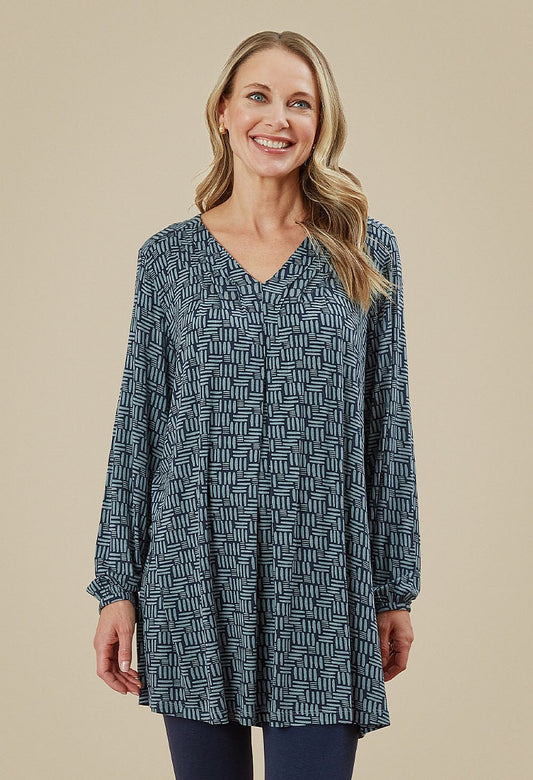 Agra Tunic Little Sticks Print