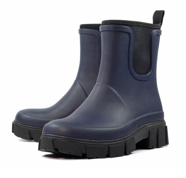 Lazy Dogz Lake Ankle Wellington Navy ELZ006NY