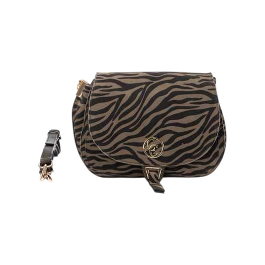 Carmela Satchel Bag Zebra