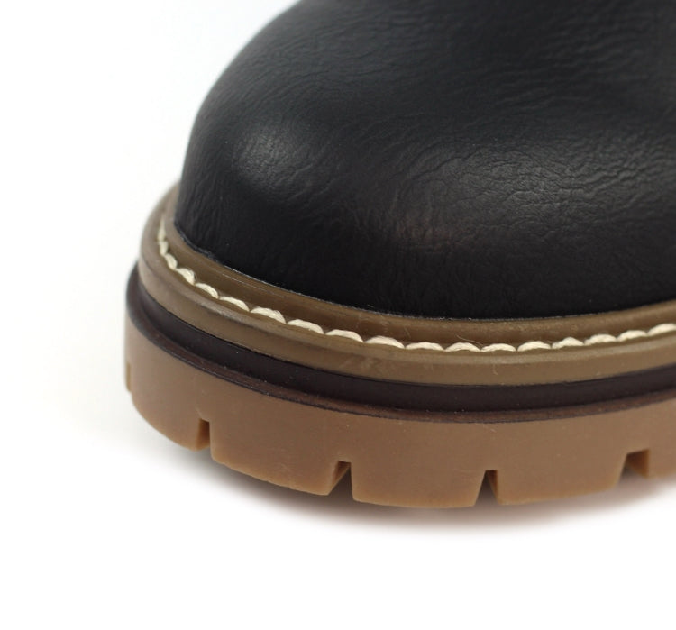 Caramel Black Waterproof Boot