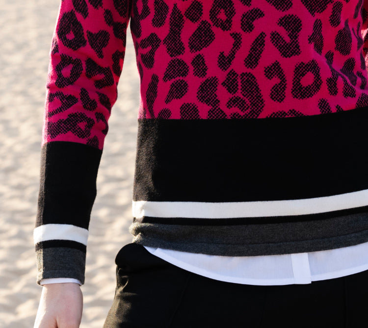 Marble Sweater 7997-230 Pink