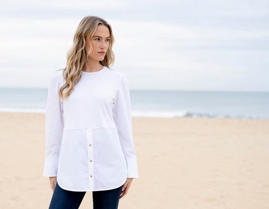 Marble Shirt 8147-102 White