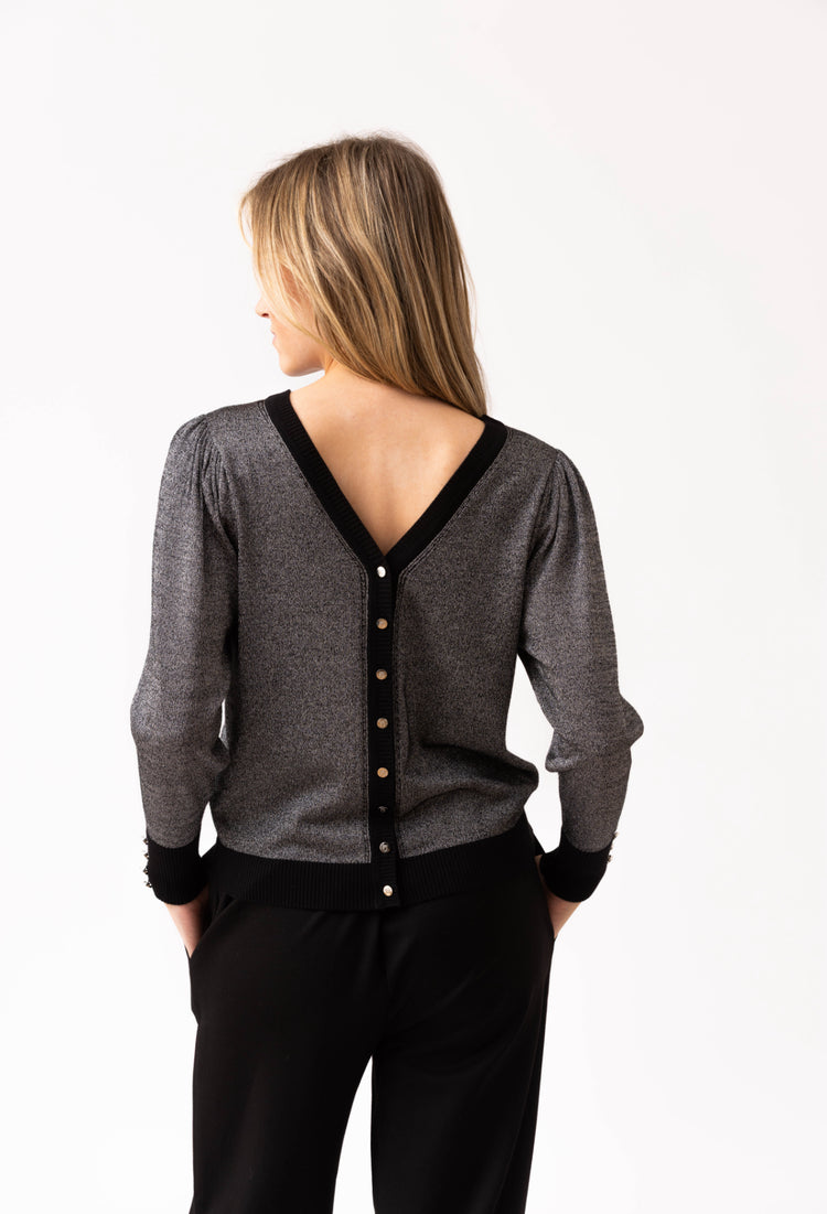Marble Cardigan 8128 101 Black