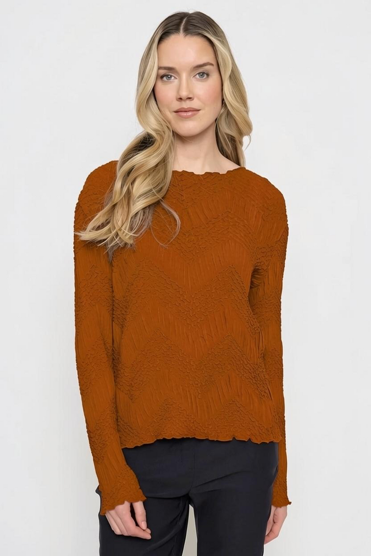 Piccadilly Crinkle Top YM288