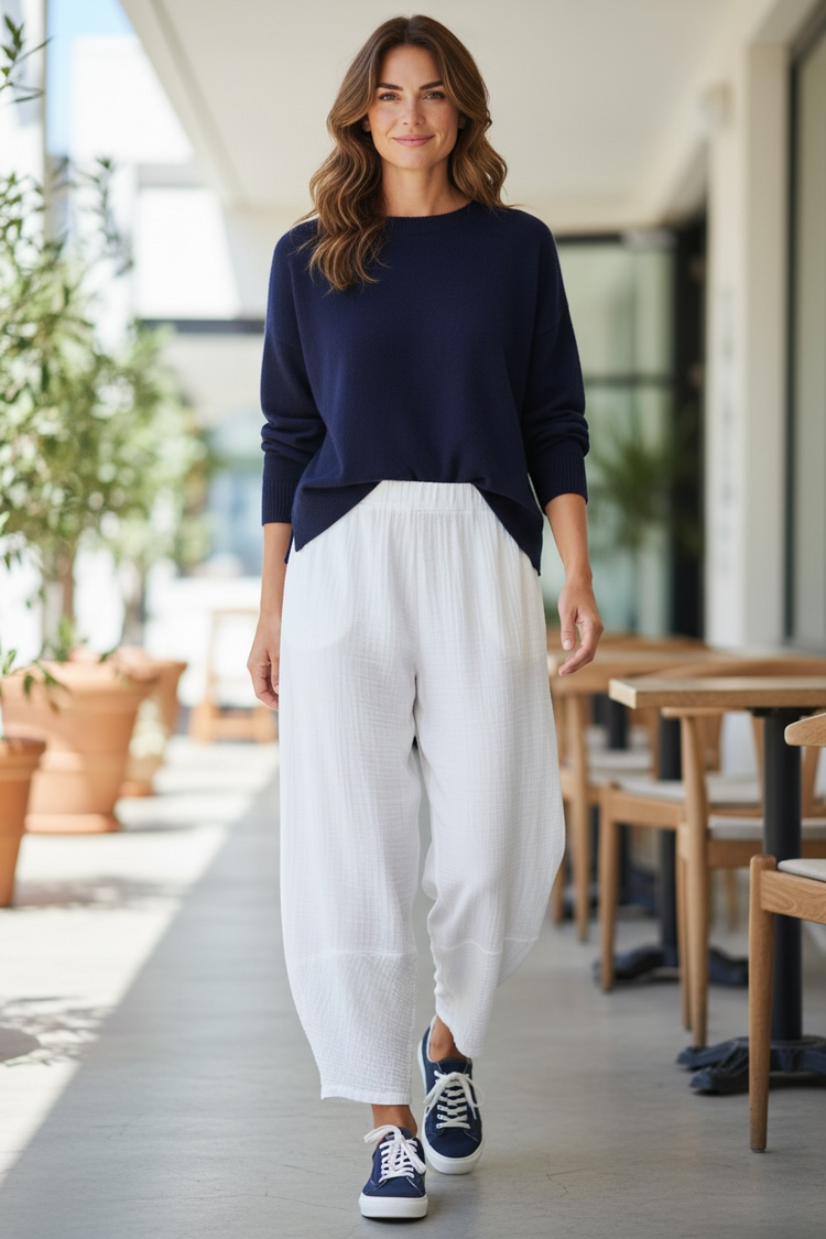 Kozan White Trousers GI-3748