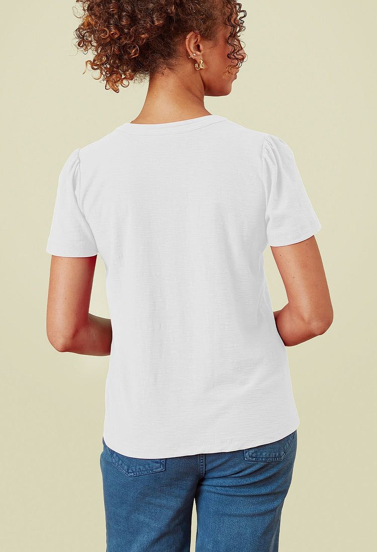 Adini Flora Slub T Shirt (colour options)