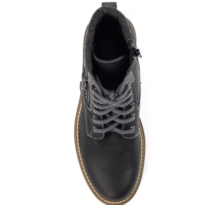 Caramel Black Waterproof Boot