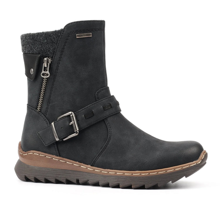 Lunar Haley Waterproof Ankle Boot Black