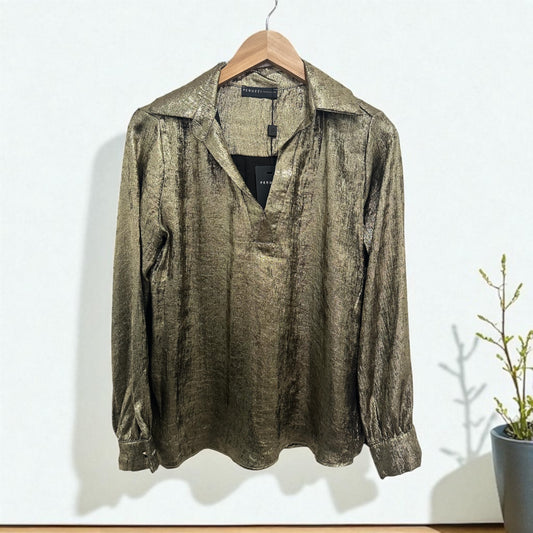 Peruzzi Burnished Gold Blouse W25411