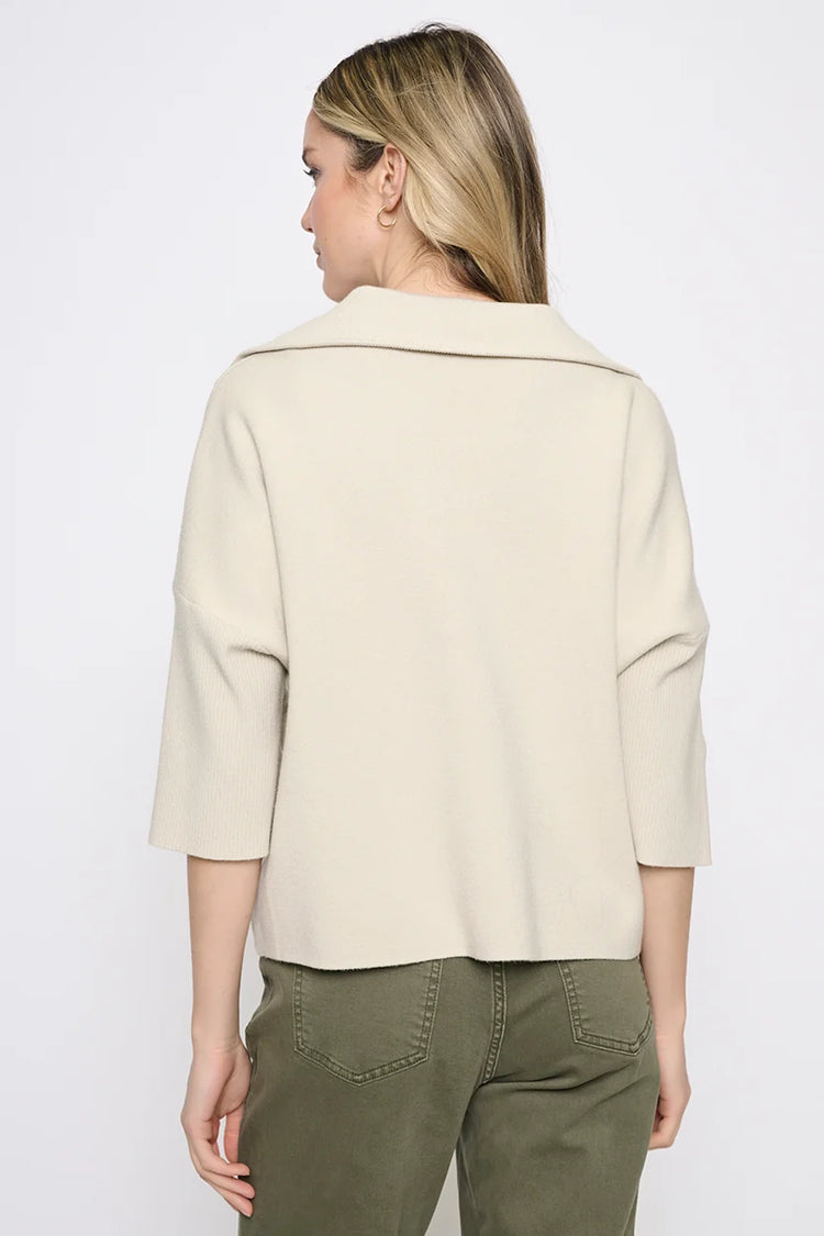 Piccadilly Half Zip Pocket Sweater