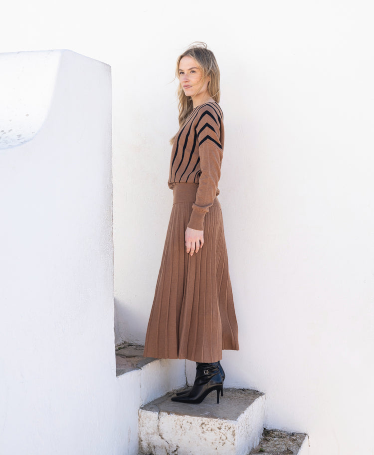 Marble Sweater 8113 208 Camel