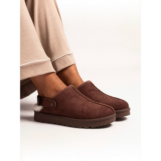 Lunar Odessa Slipper Dark Brown
