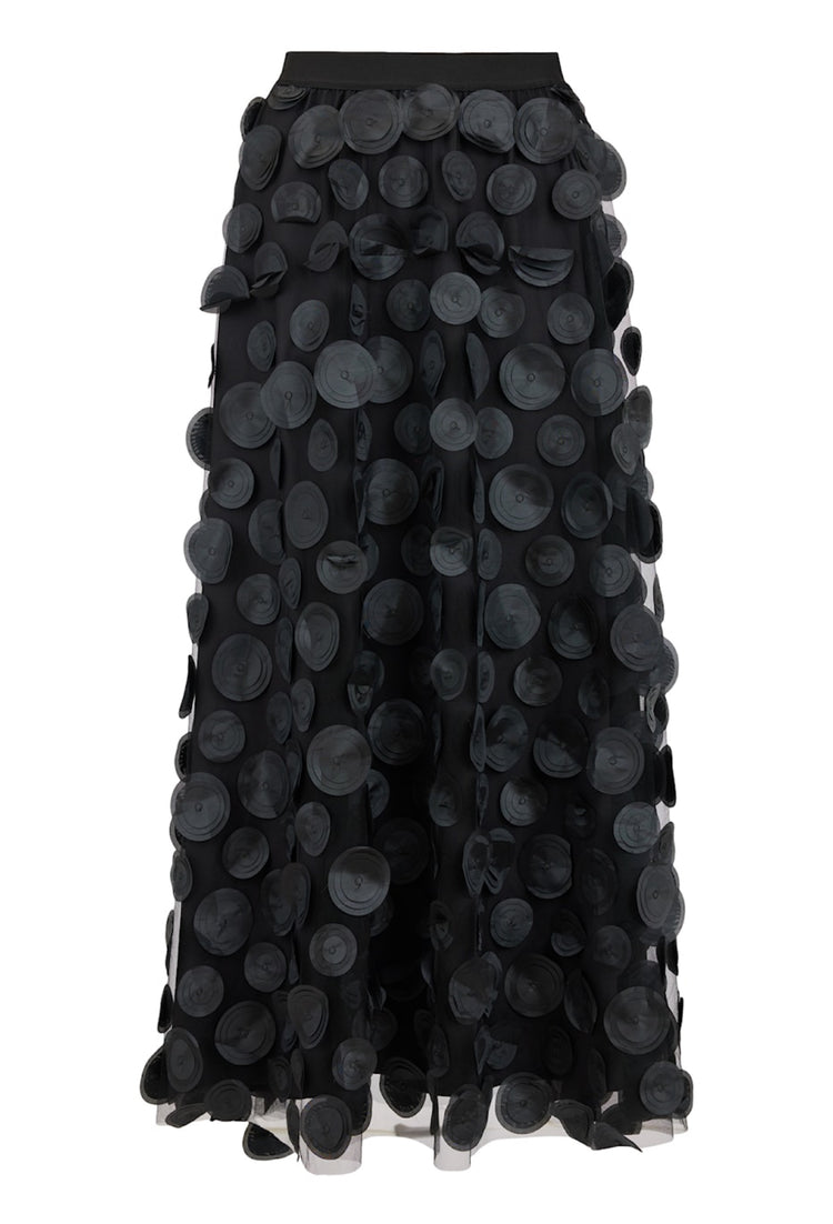 Noen Organza Skirt Black