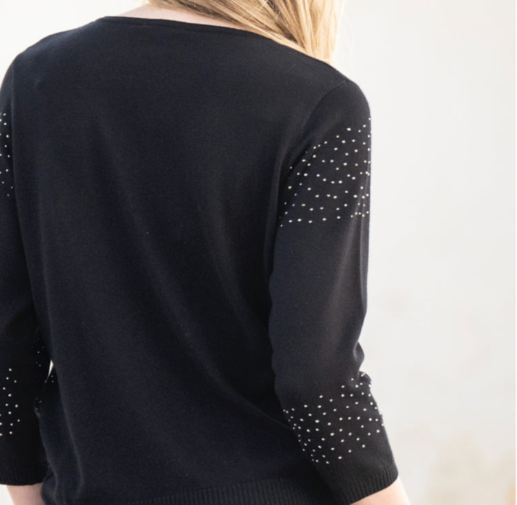 Marble Sweater 8052 101 Black