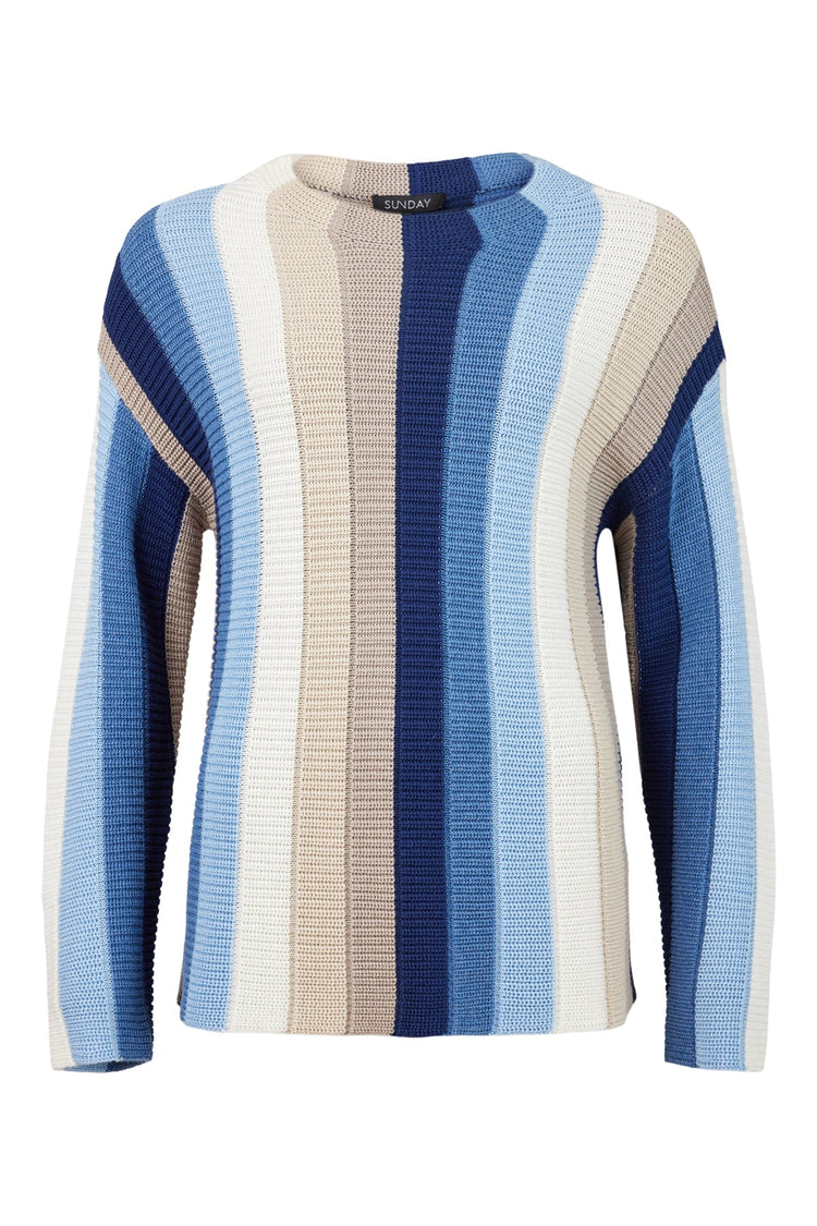Sunday Striped Pullover 6239