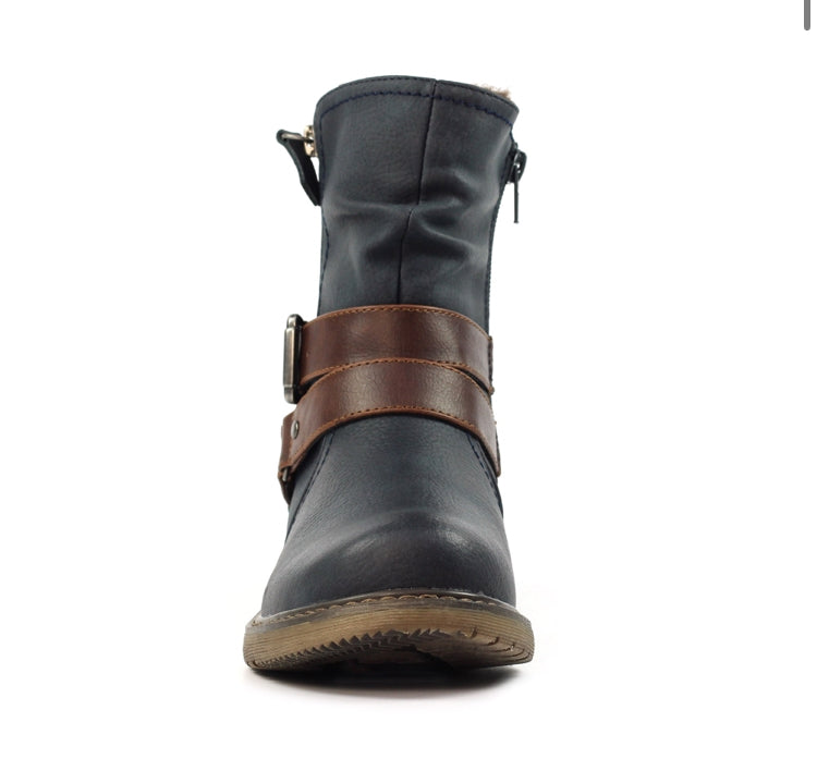Chime III Navy Waterproof Boot