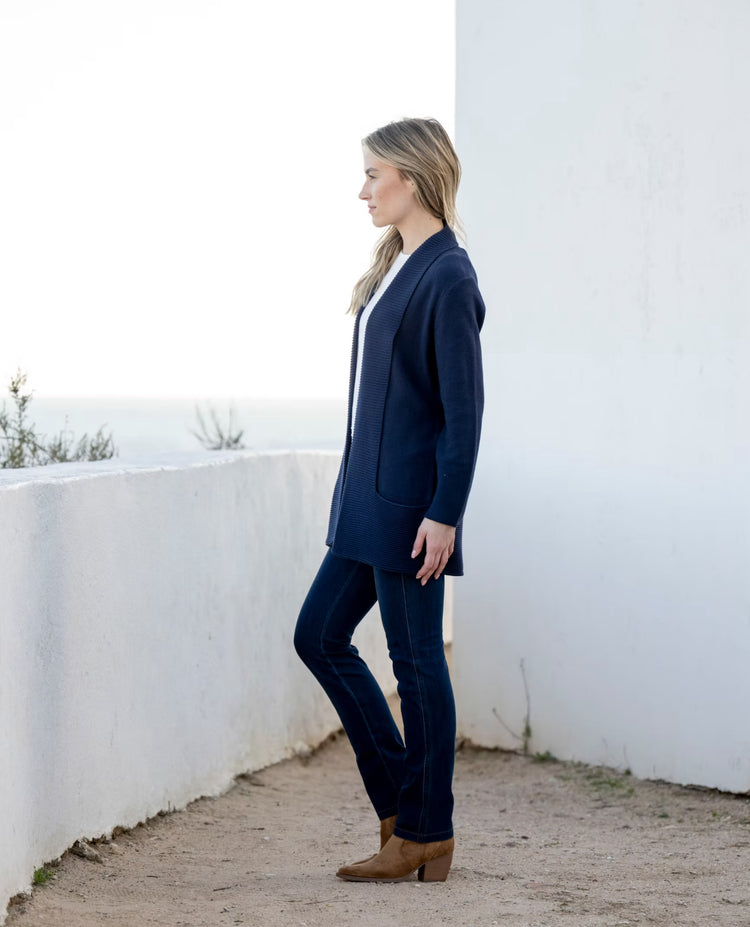 Marble Cardigan 6391-103 Navy