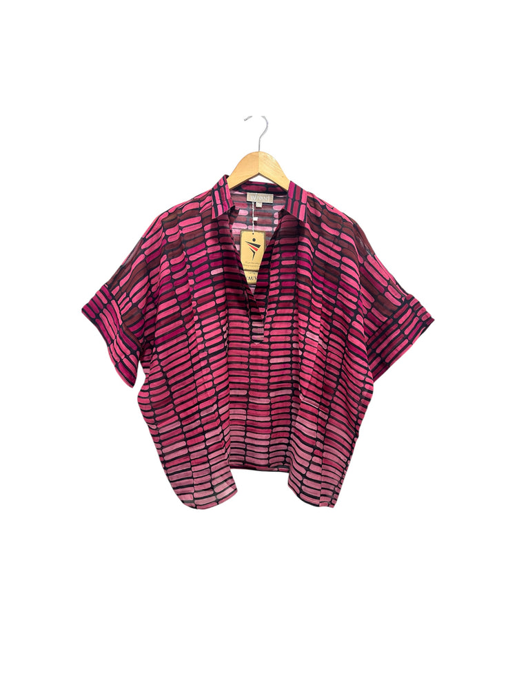 Yauvan Over Shirt 8096PR Magenta
