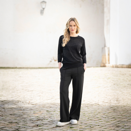 Marble Sweater 8052 101 Black