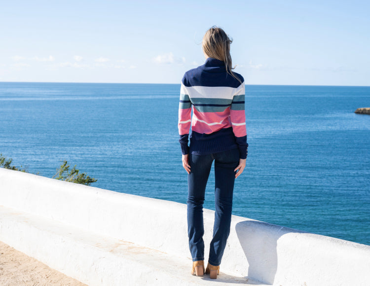 Marble Sweater 8051-230 Pink