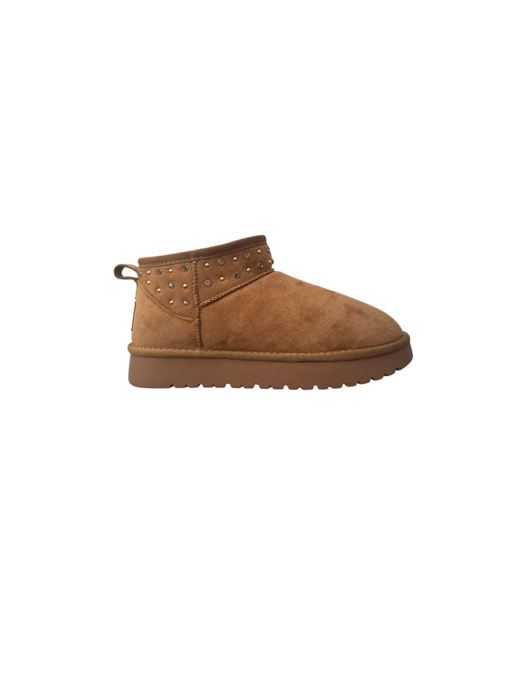 Xti Sheepskin Boots Camel 144603