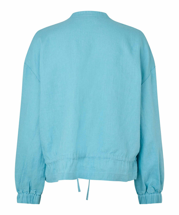 Masai Junoa Linen Jacket Aqua