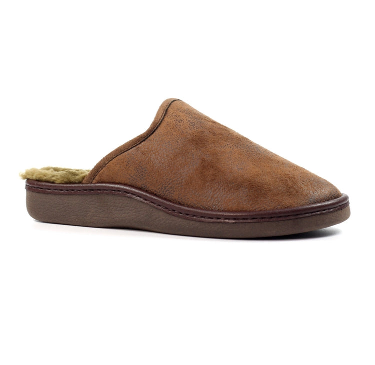 Lazydogz Mens Glen II Brown Slippers