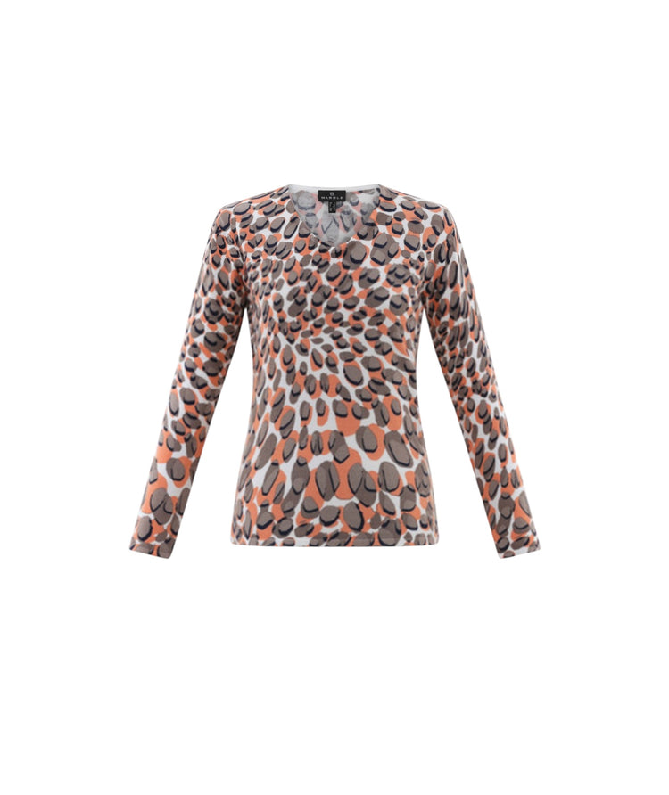 Marble Print Sweater