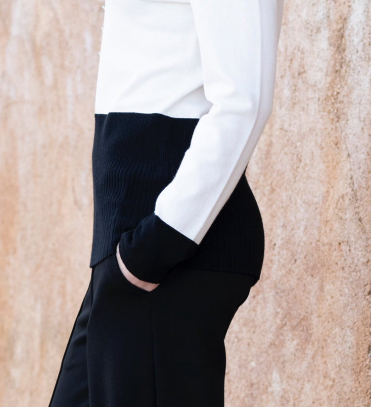 Marble Sweater 7993 104 Off White