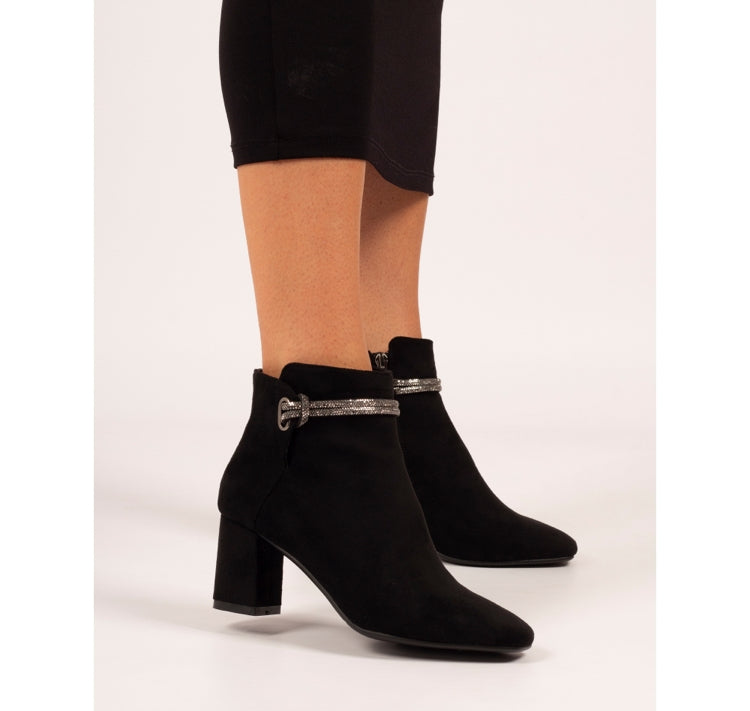 Lunar Pasha Ankle Boot Black