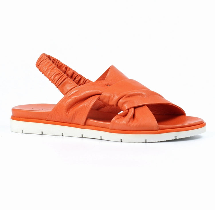 Lunar Sardinia Coral Leather Sandal