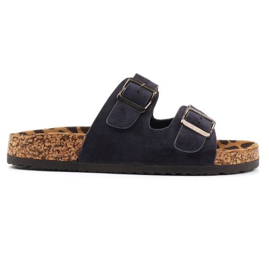 Lunar Pecan Sandal Navy