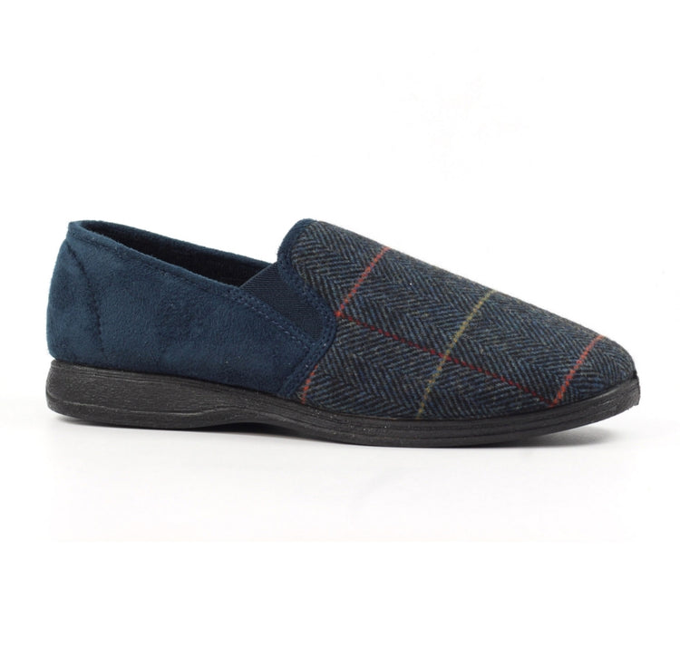 Lazydogz Men’s Harrison II Navy Slipper